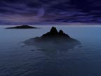 Kayla Island at Night